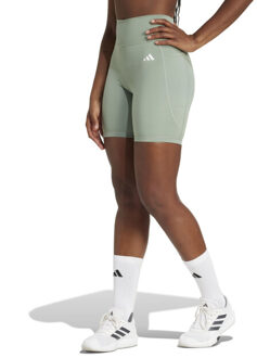 adidas opt ess st 7in korte trainingslegging dames - Groen - XS