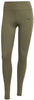 adidas Optime Tight Dames-Olijf - XS