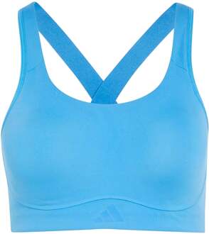 adidas Optime Workout High Support Sport-bh Dames turkoois - XSA-B,SA-B,MA-B,MC-D,LA-B,LC-D,XLA-B,XLC-D