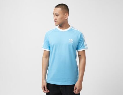 adidas Originals 3-Stripes California T-Shirt, Blue - S