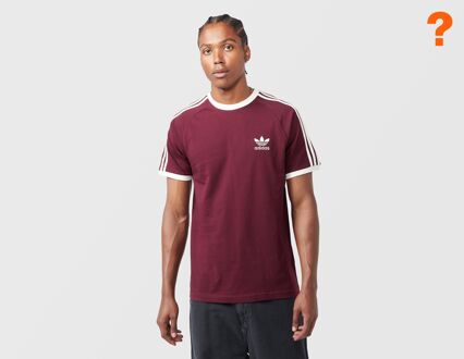 adidas Originals 3-Stripes California T-Shirt - size? exclusive, rood - L