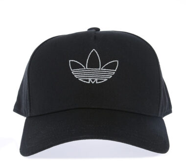 adidas Originals Accessories adidas Originals Trefoil Trucker Cap in Black Zwart