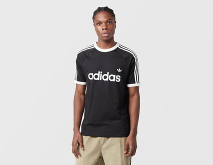 adidas Originals Adicolor Classics 3-Stripes Ringer T-Shirt, zwart - S