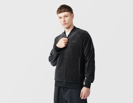 adidas Originals Adicolor SST Velour Track Top, zwart - L