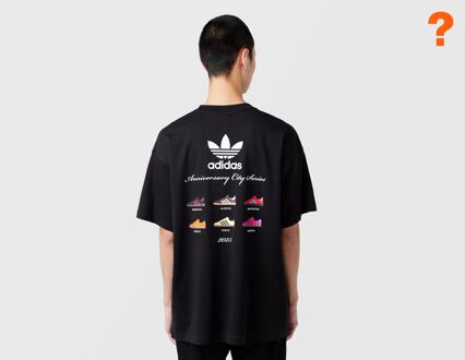 adidas Originals Anniversary City Series T-Shirt - size? exclusive, zwart