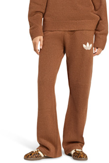 adidas Originals Athletic Dept Joggers Broeken Dames - Bruin - Maat 34 - Katoen Jersey Brown