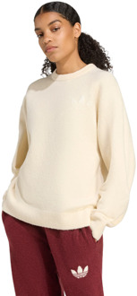 adidas Originals Athletic Dept Sweatshirt Sweatshirts Dames - Wit - Maat 42 - Katoen Jersey White