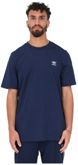 adidas Originals Blauw Sport T-shirt voor Heren Adidas Originals , Blue , Heren - XS