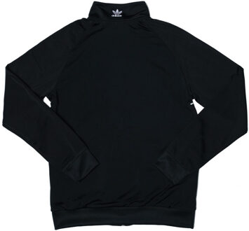 adidas Originals Boy's adidas Originals Junior Large Trefoil Track Top in Black-White - maat Zwart/wit