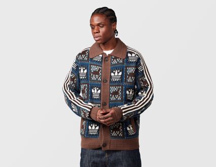 adidas Originals Crafted Sweater Jacket, bruin - L
