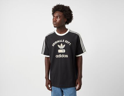 adidas Originals Dept. 3-Stripes T-Shirt, zwart - XL