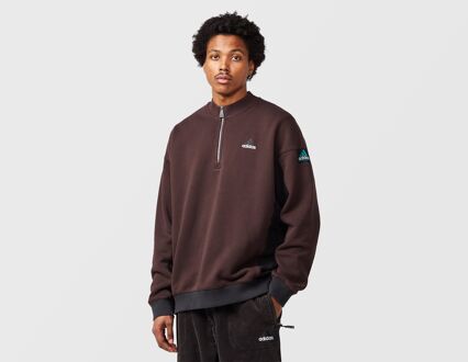 adidas Originals EQT Blocked 1/2 Zip Sweatshirt, bruin - M