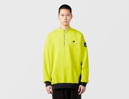 adidas Originals EQT Blocked 1/2 Zip Sweatshirt, geel - M