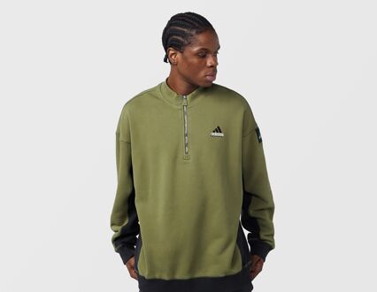 adidas Originals EQT Blocked 1/2 Zip Sweatshirt, groen - M