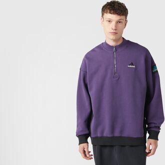 adidas Originals EQT Blocked 1/2 Zip Sweatshirt, paars - L