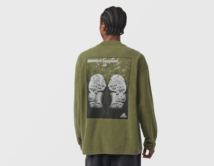 adidas Originals EQT Long-Sleeve Graphic T-Shirt, groen - S