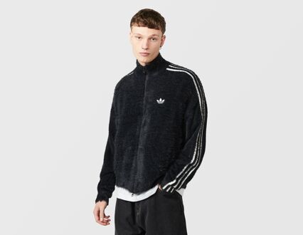 adidas Originals Faux Mohair Classic Track Top, zwart - XL