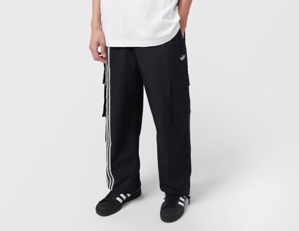 adidas Originals Front Stripe Woven Cargo Pants, zwart - M