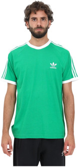 adidas Originals Groene Adicolor Classics 3-Stripes T-shirt Adidas Originals , Green , Heren - 2Xl,Xl,L,M,S,Xs