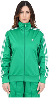 adidas Originals Groene Firebird Sweater Adidas Originals , Green , Dames - L,Xs