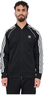 adidas Originals Heren Adicolor Classics SST Zwarte Rits Sweater Adidas Originals , Black , Heren - Xl,L,M,S,Xs