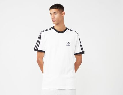 adidas Originals Heren Wit T-Shirt met Korte Mouwen Adidas Originals , White , Heren - Xl,Xs