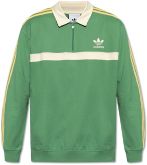 adidas Originals Katoenen poloshirt Adidas Originals , Green , Heren - L,M,S