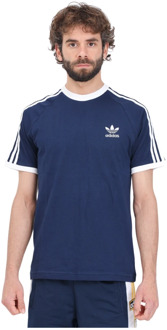 adidas Originals Klassieke 3-Stripes T-shirt Adidas Originals , Blue , Heren - 2Xl,M,S,Xs