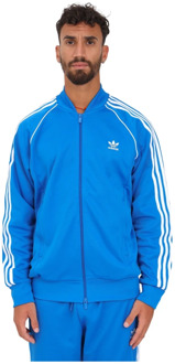 adidas Originals Lichtblauwe Heren Sweatshirt met Logo Adidas Originals , Blue , Heren - Xl,M,Xs