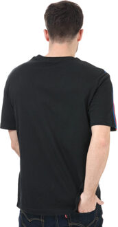 adidas Originals Men's adidas Originals Adicolor 3D Trefoil 3-Stripes T-Shirt in Black Zwart