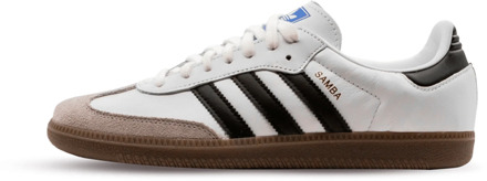 adidas Originals Samba OG Leather - Sneakers Sportschoenen Schoenen Wit B75806 - Maat EU 48 UK 12.5