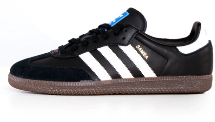 adidas Originals Samba OG Sneakers Heren - Core Black/Ftwr White/Gum  - Maat 42 2/3