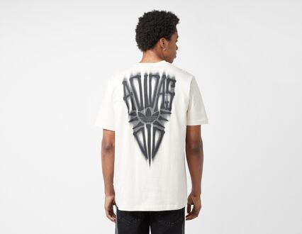 adidas Originals Skeleton Back T-Shirt, wit