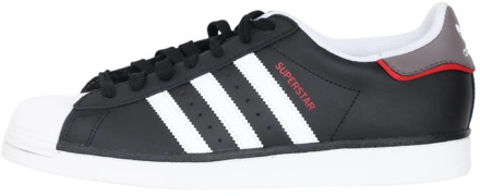 adidas Originals Superstar Zwarte Sneakers Adidas Originals , Black , Heren - 40 Eu,42 2/3 Eu,41 1/3 Eu,44 2/3 Eu,45 1/3 Eu,43 1/3 Eu,44 Eu,46 Eu,42 EU