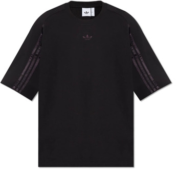 adidas Originals T-shirt met logo Adidas Originals , Black , Heren - Xl,S