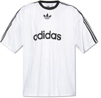 adidas Originals T-shirt met logo Adidas Originals , White , Heren - 2Xl,Xl,L,M,S