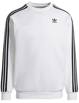 adidas Originals Trainingsshirt, Adicolor Clics 3-Stripes Crew Sweatshirt Adidas Originals , White , Heren - 2XL