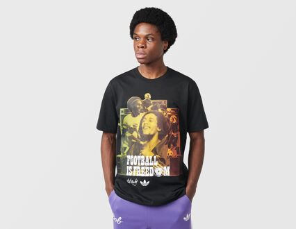 adidas Originals x Bob Marley Freedom T-Shirt, zwart - S