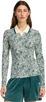 adidas Originals X Liberty London Aop Top T-shirts Dames - Wit - Maat 32 - Katoen Jersey White