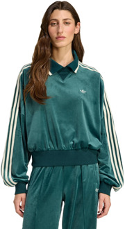 adidas Originals X Liberty London Sweatshirt Sweatshirts Dames - Groen - Maat 38 - Poly Mesh Green