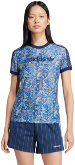 adidas Originals X Liberty London T-shirts Dames - Multi - Maat 34 - Poly Mesh
