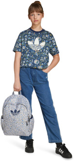 adidas Originals X Liberty London T-shirts Kinder - Blauw - Maat 171 - 176 CM - Katoen Jersey Blue