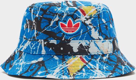 adidas Originals x Manchester United x The Stone Roses Bucket Hat, blauw - One Size