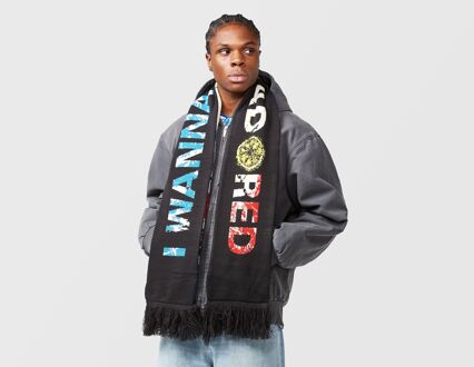 adidas Originals x Manchester United x The Stone Roses Scarf, zwart - One Size