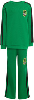 adidas Originals X Minecraft Trainingspakken Peuter - Groen - Maat 99 - 104 CM - Katoen Jersey Green