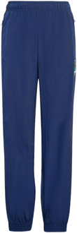 adidas Originals X Minecraft Trousers Broeken Kinder - Blauw - Maat 171 - 176 CM - Nylon Blue