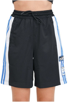 adidas Originals Zwarte Basketbalshorts met Drukknopen Adidas Originals , Black , Dames - M,S,Xs