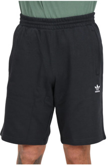 adidas Originals Zwarte Essentials Shorts met ritssluiting Adidas Originals , Black , Heren - 2Xl,Xl,L,M,S,Xs