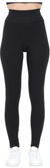 adidas Originals Zwarte leggings met Trefoil-logo print Adidas Originals , Black , Dames - S,Xs,2Xs