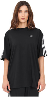 adidas Originals Zwarte sport T-shirt voor vrouwen Adidas Originals , Black , Dames - Xl,L,M,S